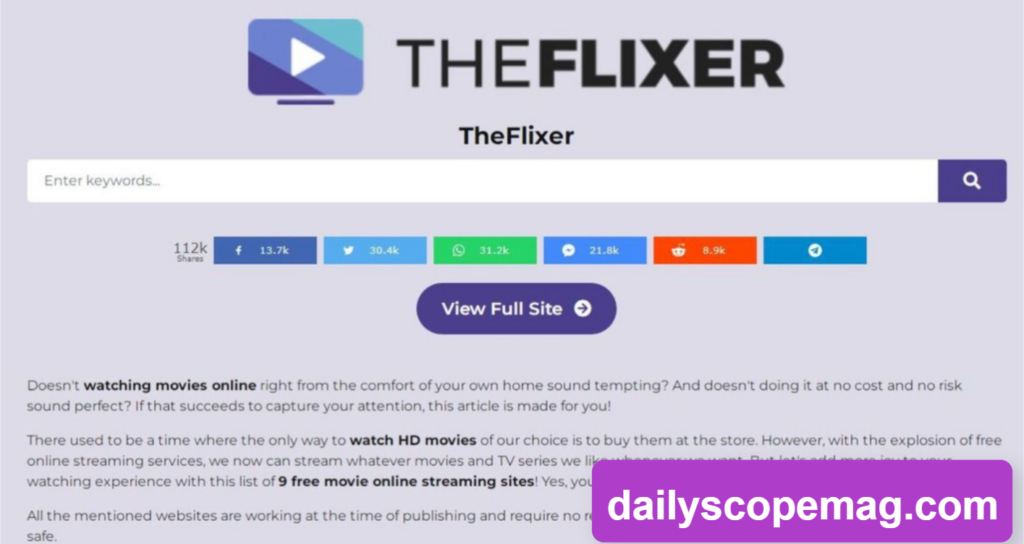 Movies Categories on Theflixer